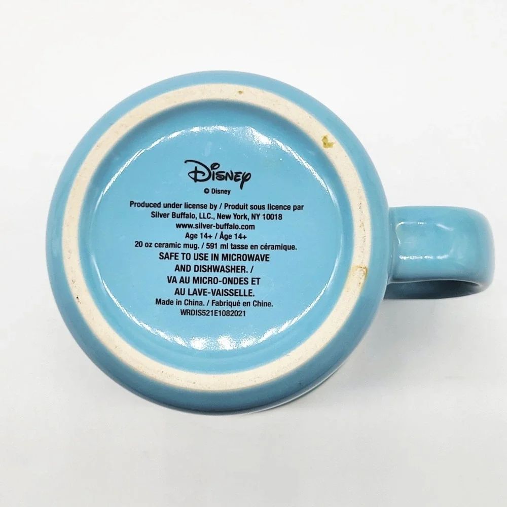 Disney Emperors New Groove Kuzco Camper Mug Silver Buffalo Full Of Myself 20 Oz